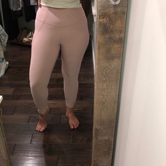 Apana size medium light pink lattice leggings - Picture 7 of 10